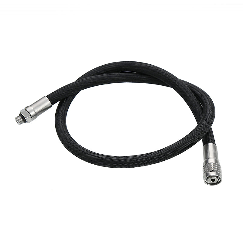 L.P. (Low Pressure) Braided Hose with Stainless Steel Fittings: Flame-Resistant, Kink-Free & Suitable for Recreational Scuba, Marine, Fire & Chemical Industries