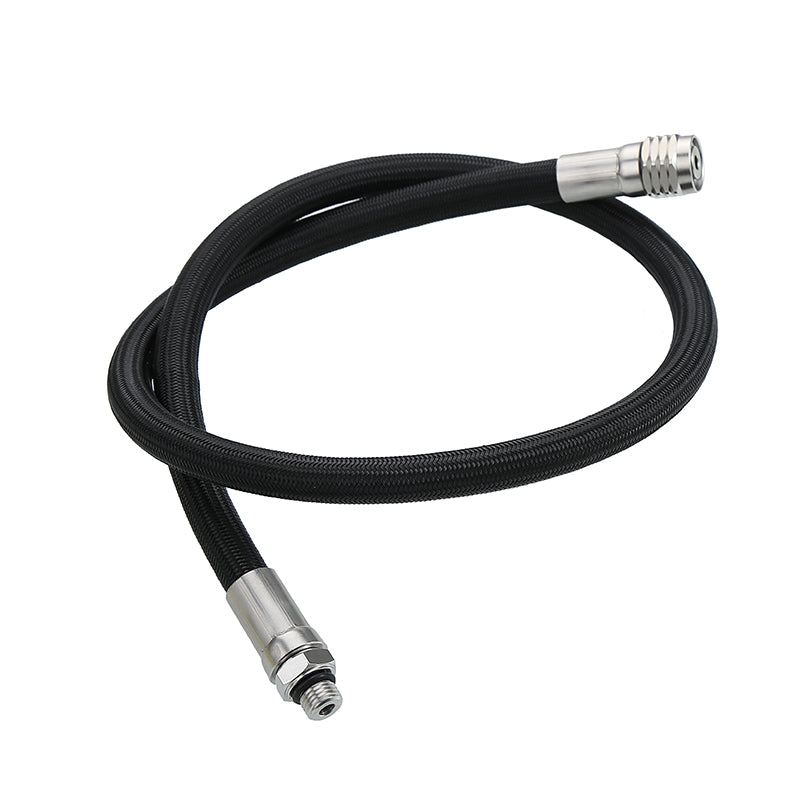 L.P. (Low Pressure) Braided Hose with Stainless Steel Fittings: Flame-Resistant, Kink-Free & Suitable for Recreational Scuba, Marine, Fire & Chemical Industries