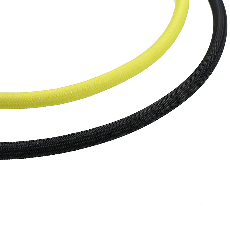 L.P. (Low Pressure) Braided Hose with Stainless Steel Fittings: Flame-Resistant, Kink-Free & Suitable for Recreational Scuba, Marine, Fire & Chemical Industries