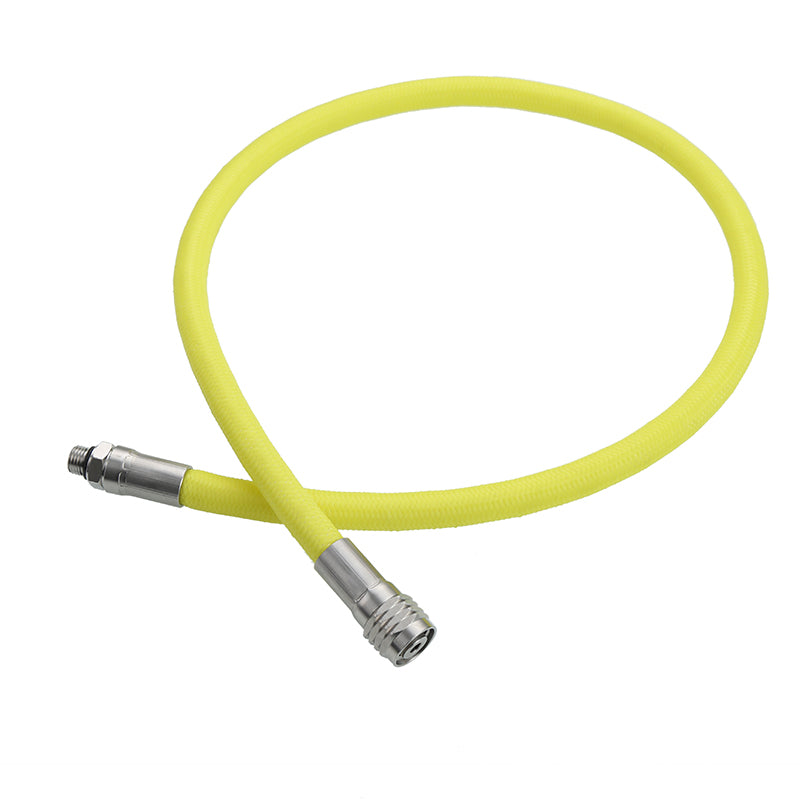 L.P. (Low Pressure) Braided Hose with Stainless Steel Fittings: Flame-Resistant, Kink-Free & Suitable for Recreational Scuba, Marine, Fire & Chemical Industries