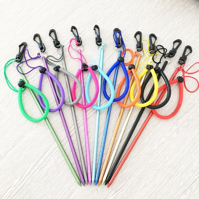 HOTDIVE Colorful Diving Pointer Stick - Aluminum Alloy with Scale & Wrist Strap