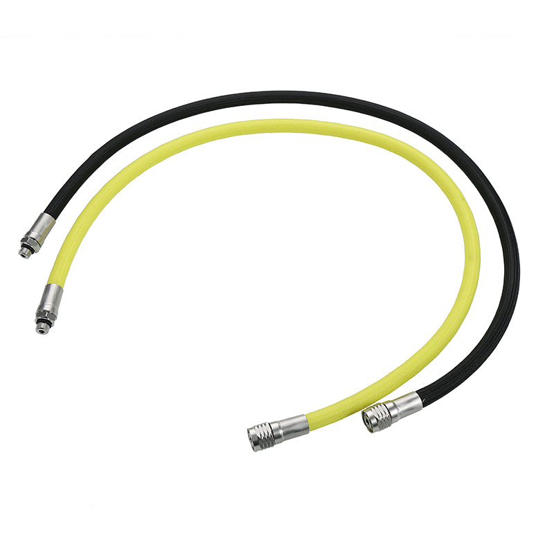 L.P. (Low Pressure) Braided Hose with Stainless Steel Fittings: Flame-Resistant, Kink-Free & Suitable for Recreational Scuba, Marine, Fire & Chemical Industries