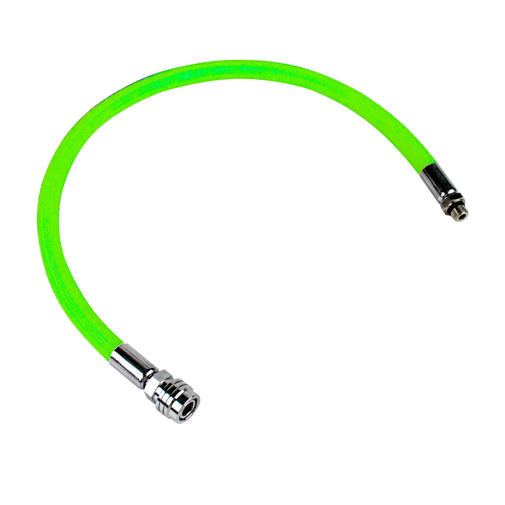 Braided Hose for BC - Scuba Diving: 430 psi Working Pressure with Stainless Steel & Brass Fittings