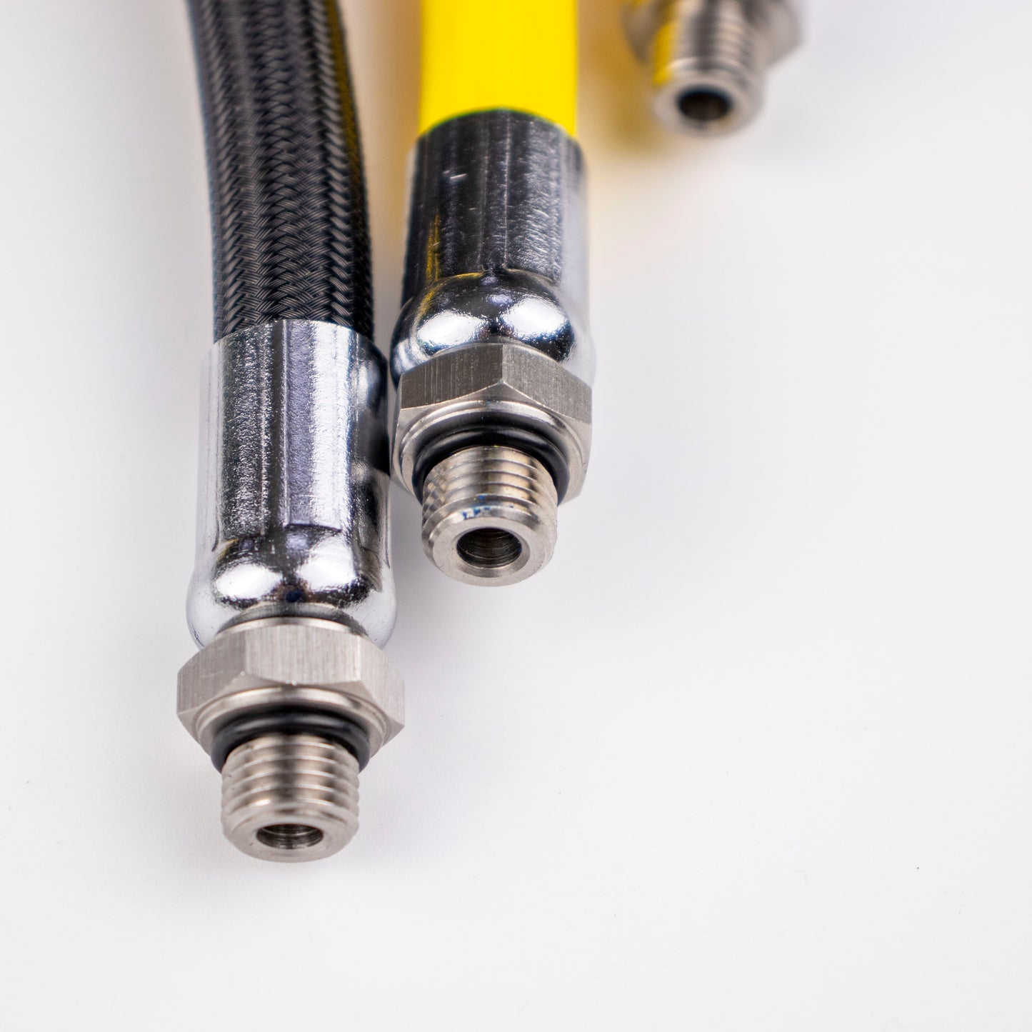 L.P. (Low Pressure) Braided Hose with Stainless Steel Fittings: Flame-Resistant, Kink-Free & Suitable for Recreational Scuba, Marine, Fire & Chemical Industries