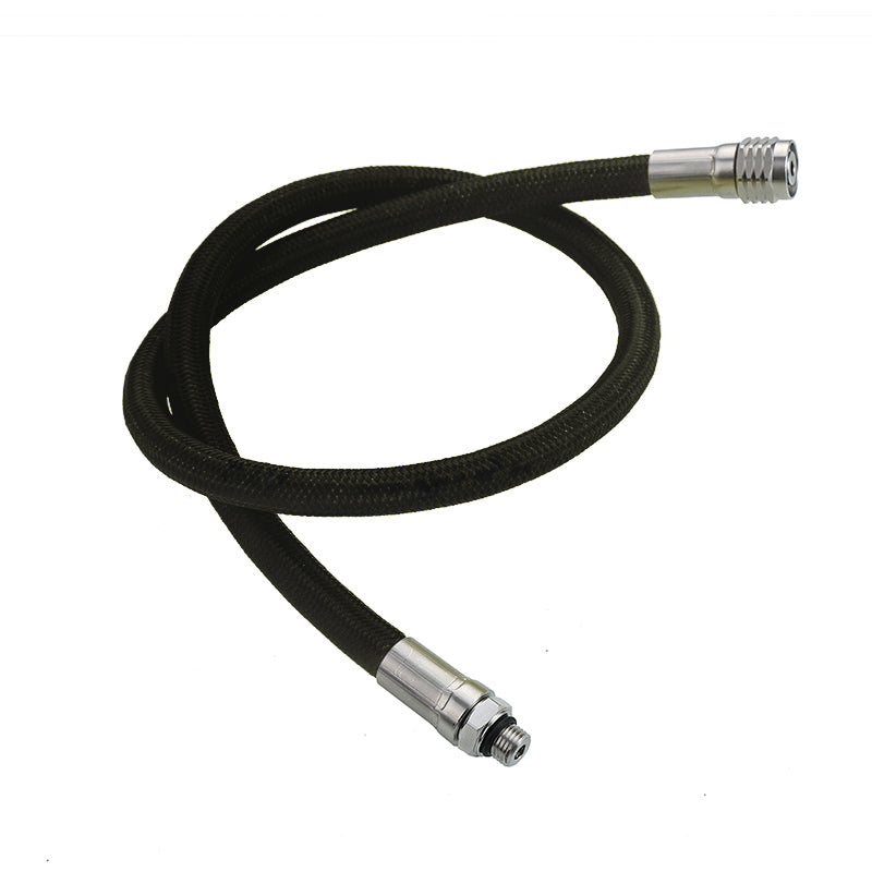 L.P. (Low Pressure) Braided Hose with Stainless Steel Fittings: Flame-Resistant, Kink-Free & Suitable for Recreational Scuba, Marine, Fire & Chemical Industries