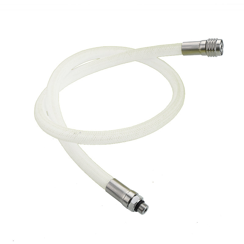 L.P. (Low Pressure) Braided Hose with Stainless Steel Fittings: Flame-Resistant, Kink-Free & Suitable for Recreational Scuba, Marine, Fire & Chemical Industries