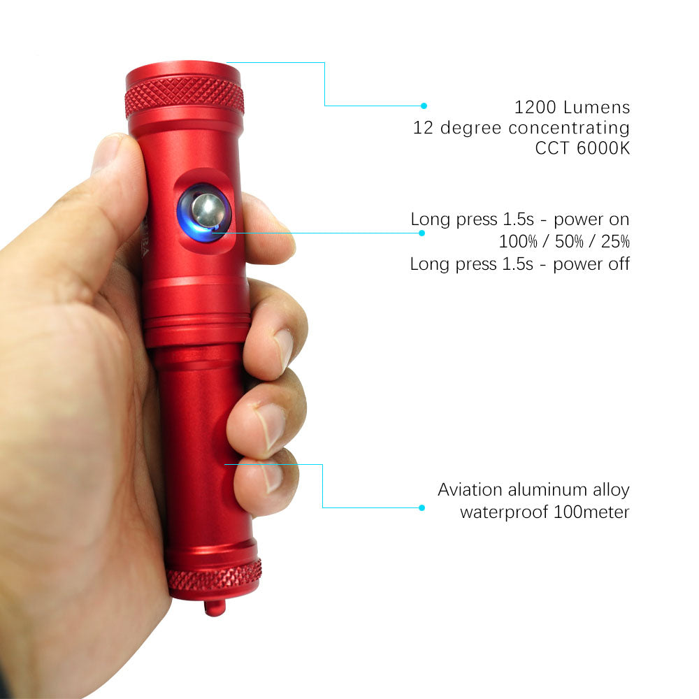 Diving Light 1200 Lumen