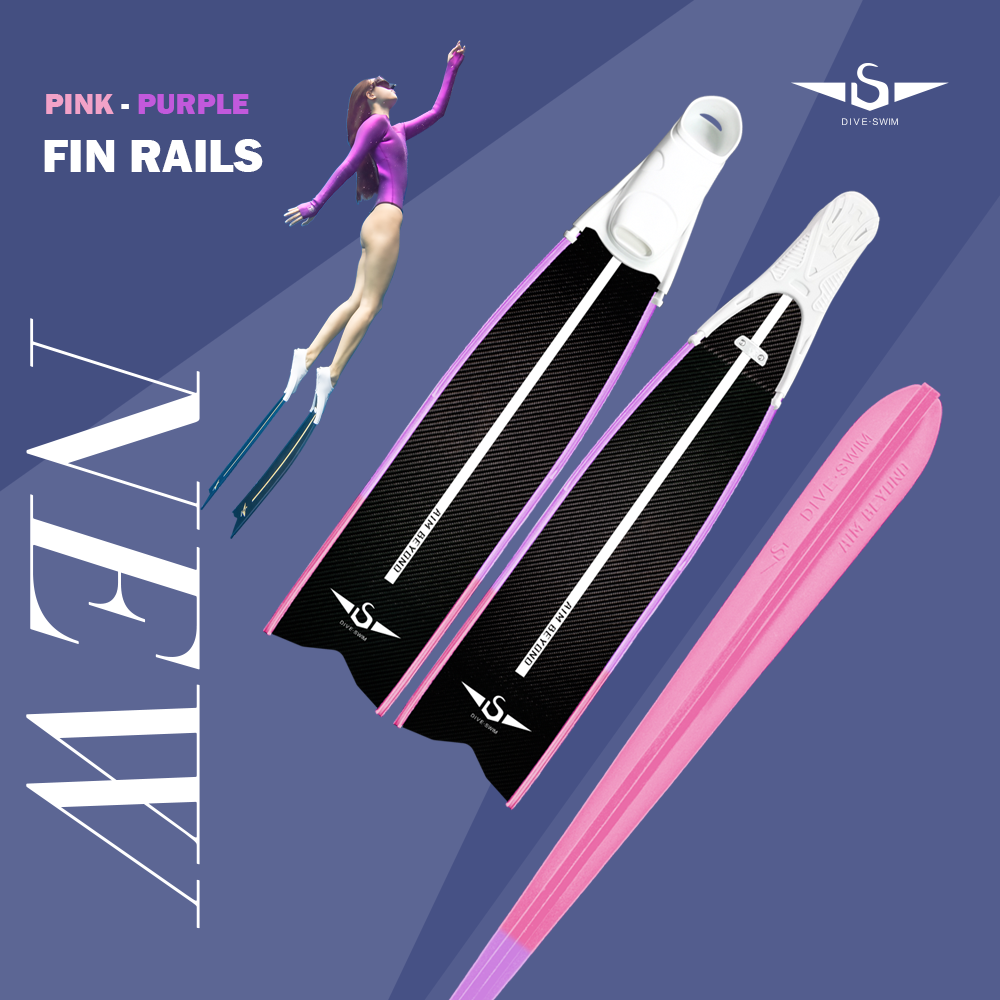 Freediving Carbon Fins - Long fin - FF201 - DIVESWIM