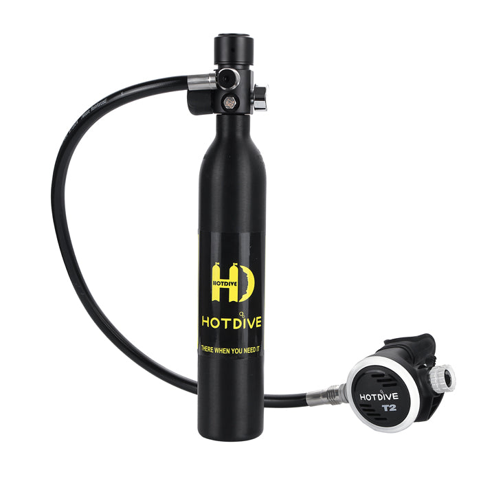 mini dive gear HOTDIVE T10 0.5L Mini Scuba With Hose – Dive Gear