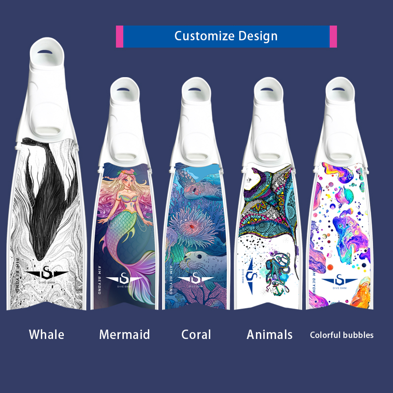 Freediving Carbon Fins - Long fin - FF201 - DIVESWIM
