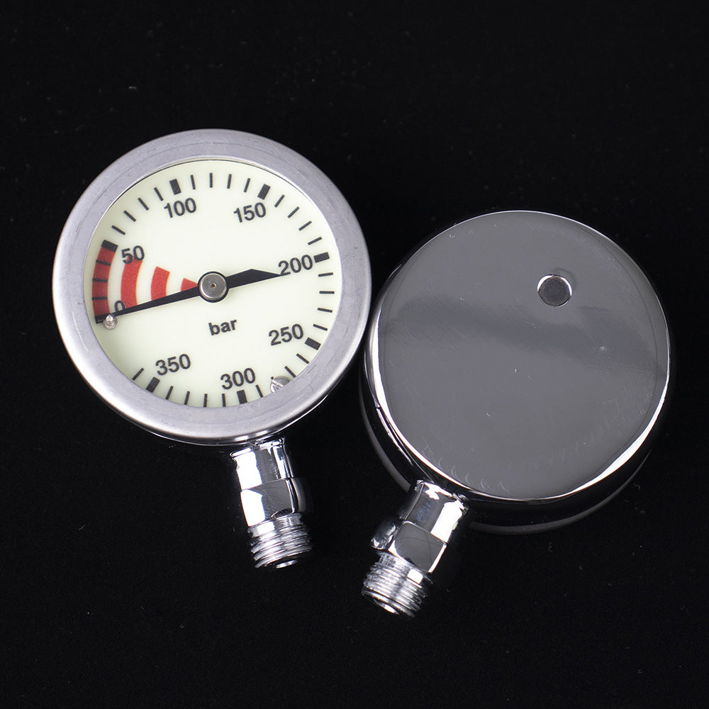 HOTDIVE Metal Pressure Gauge & High-Pressure Hose