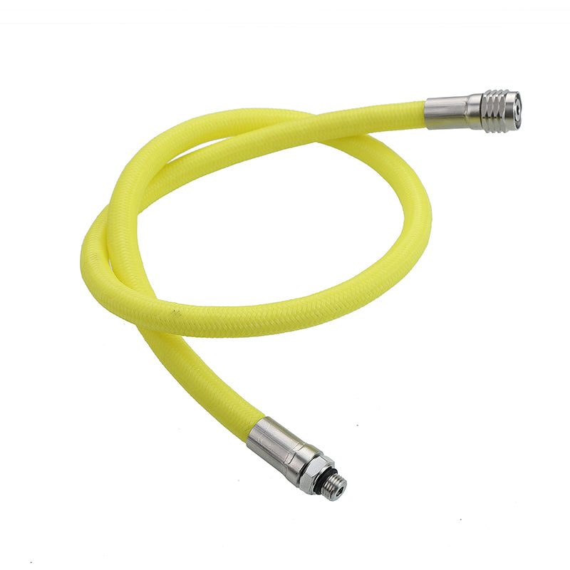 L.P. (Low Pressure) Braided Hose with Stainless Steel Fittings: Flame-Resistant, Kink-Free & Suitable for Recreational Scuba, Marine, Fire & Chemical Industries