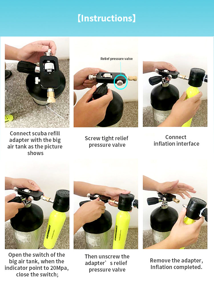 Refill Adapter - SCUBA Tank