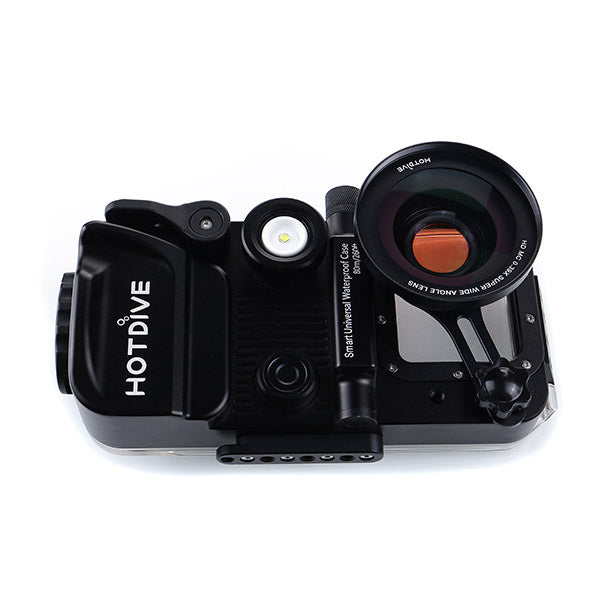 Hotdive Universal Smartphone Housing H2 Pro With Lens Set / Package