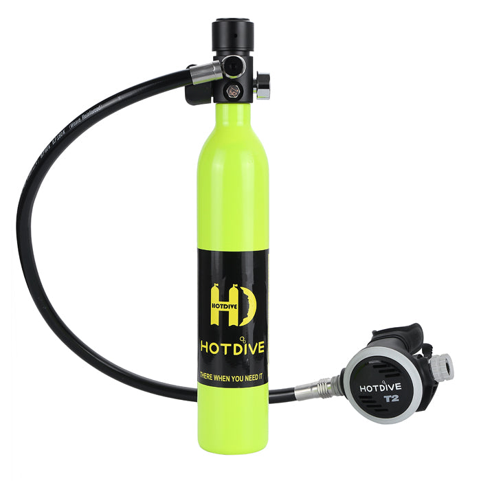 Mini Scuba Kit With Hose Green