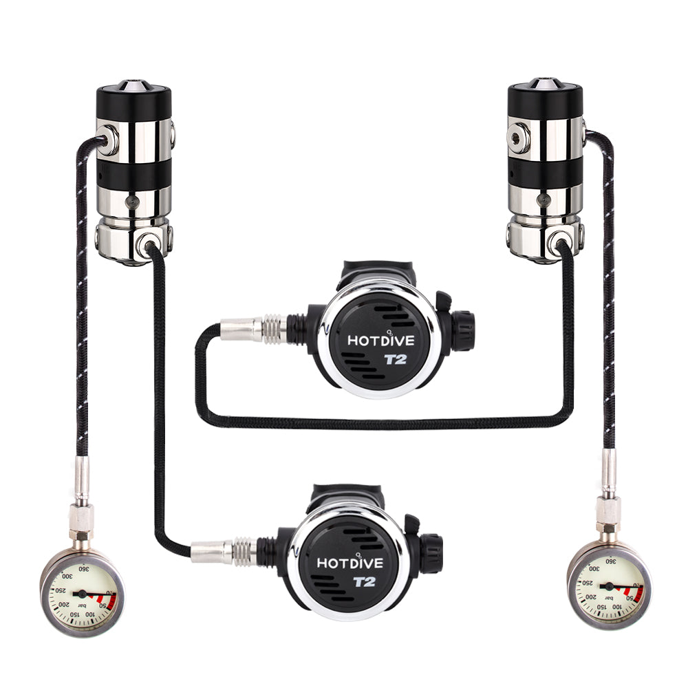 sidemount regulator set